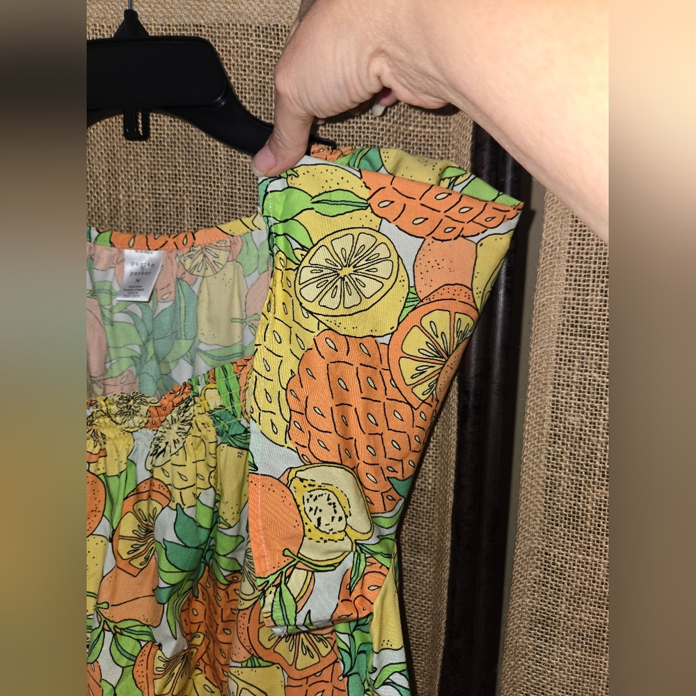 NWOT Payton & Parker Colorful Fruit Print Dress With Pockets Citrus Size Medium - Picture 5 of 12
